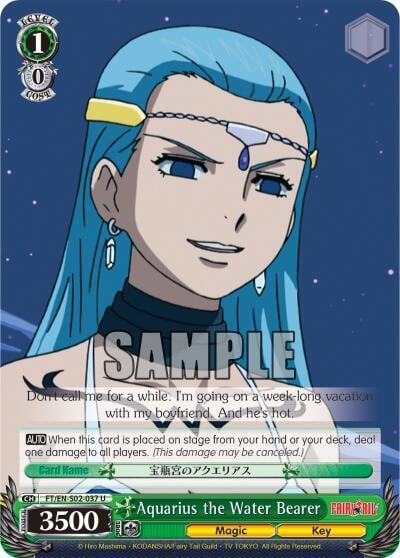 Aquarius the Water Bearer, Fairy Tail ver.E FT/EN-S02-037 U
