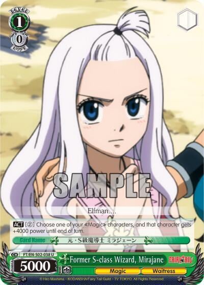 Former S-class Wizard, Mirajane, Fairy Tail ver.E FT/EN-S02-038 U