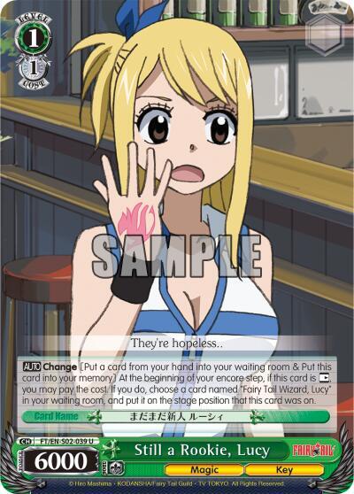 Still a Rookie, Lucy, Fairy Tail ver.E FT/EN-S02-039 U