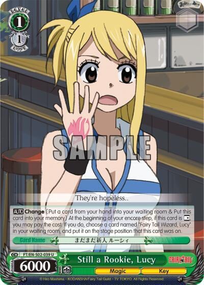 Still a Rookie, Lucy, Fairy Tail ver.E FT/EN-S02-039 U