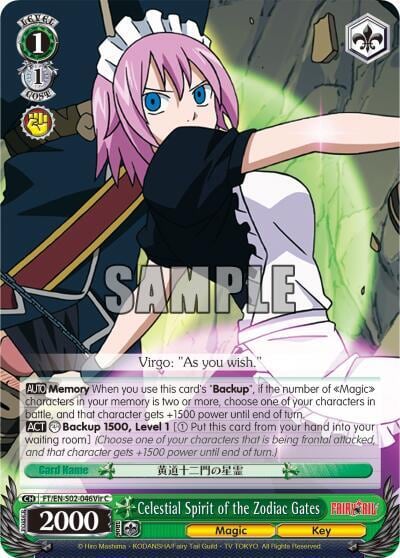 Celestial Spirit of the Zodiac Gates (Virgo), Fairy Tail ver.E FT/EN-S02-046Vir C