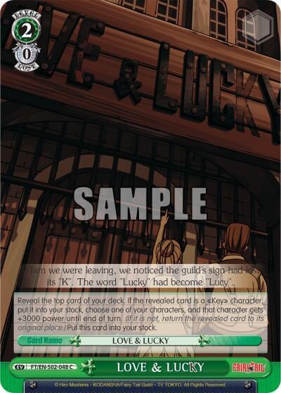 LOVE & LUCKY, Fairy Tail ver.E FT/EN-S02-048 C