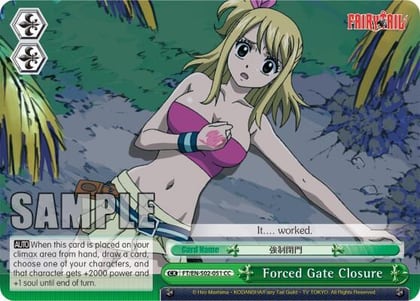 Forced Gate Closure, Fairy Tail ver.E FT/EN-S02-051 CC
