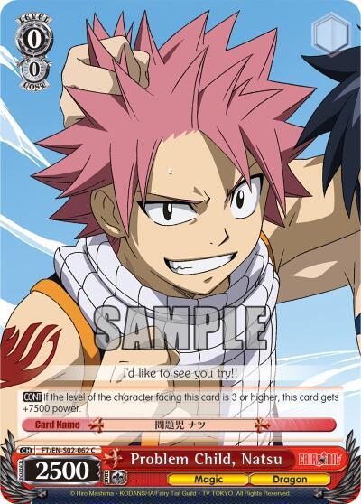 Problem Child, Natsu, Fairy Tail ver.E FT/EN-S02-062 C