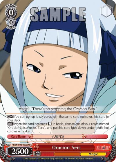 Oracion Seis (Angel), Fairy Tail ver.E FT/EN-S02-063Ang C