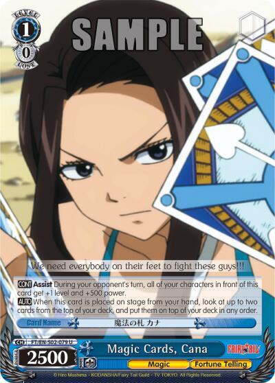 Magic Cards, Cana, Fairy Tail ver.E FT/EN-S02-079 U