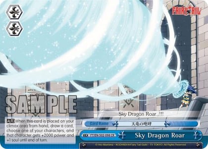 Sky Dragon Roar, Fairy Tail ver.E FT/EN-S02-098 CR