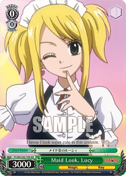 Maid Look, Lucy, Fairy Tail Chronicle Set FT/EN-S02-T05 TD RE