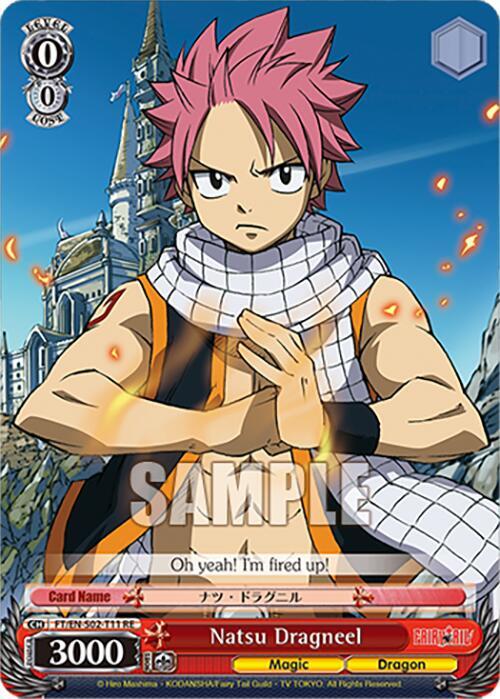 Natsu Dragneel, Fairy Tail Chronicle Set FT/EN-S02-T11 TD RE