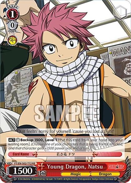 Young Dragon, Natsu, Fairy Tail Chronicle Set FT/EN-S02-T12 TD RE