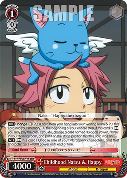 Childhood Natsu & Happy, Fairy Tail Chronicle Set FT/EN-S02-T14 TD RE