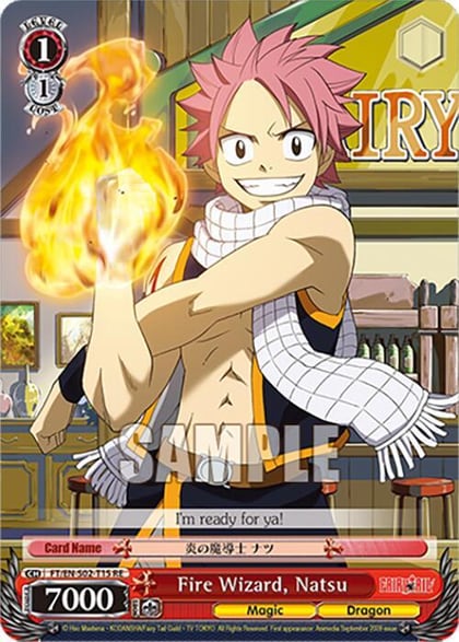 Fire Wizard, Natsu, Fairy Tail Chronicle Set FT/EN-S02-T15 TD RE