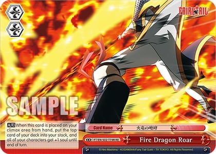 Fire Dragon Roar (RRR), Fairy Tail Chronicle Set FT/EN-S02-T19R RRR RE