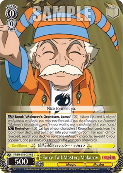 Fairy Tail Master, Makarov, Fairy Tail Chronicle Set FT/EN-S02-003 R RE