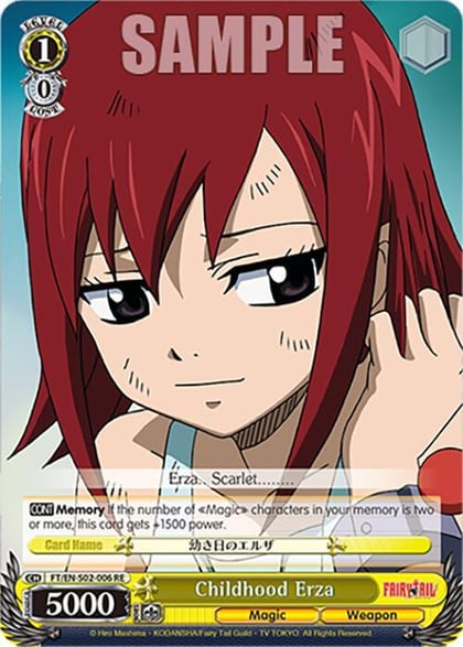 Childhood Erza, Fairy Tail Chronicle Set FT/EN-S02-006 R RE