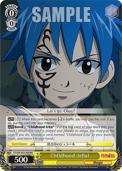 Childhood Jellal, Fairy Tail Chronicle Set FT/EN-S02-008 U RE