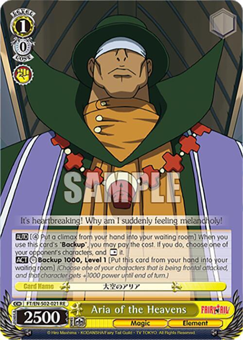 Aria of the Heavens, Fairy Tail Chronicle Set FT/EN-S02-021 C RE