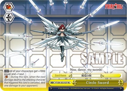 Circle Sword, Fairy Tail Chronicle Set FT/EN-S02-027 CC RE