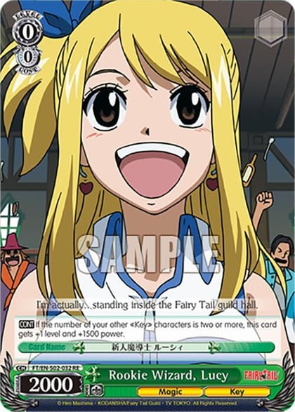 Rookie Wizard, Lucy, Fairy Tail Chronicle Set FT/EN-S02-032 R RE