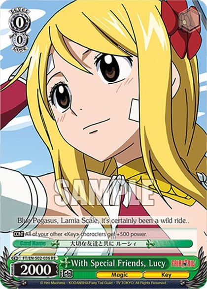 With Special Friends, Lucy, Fairy Tail Chronicle Set FT/EN-S02-036 U RE