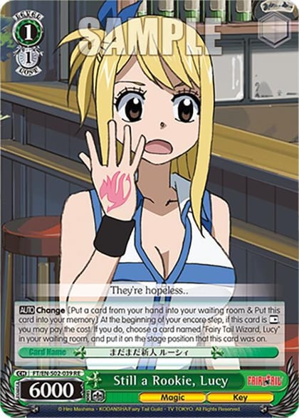 Still a Rookie, Lucy, Fairy Tail Chronicle Set FT/EN-S02-039 U RE