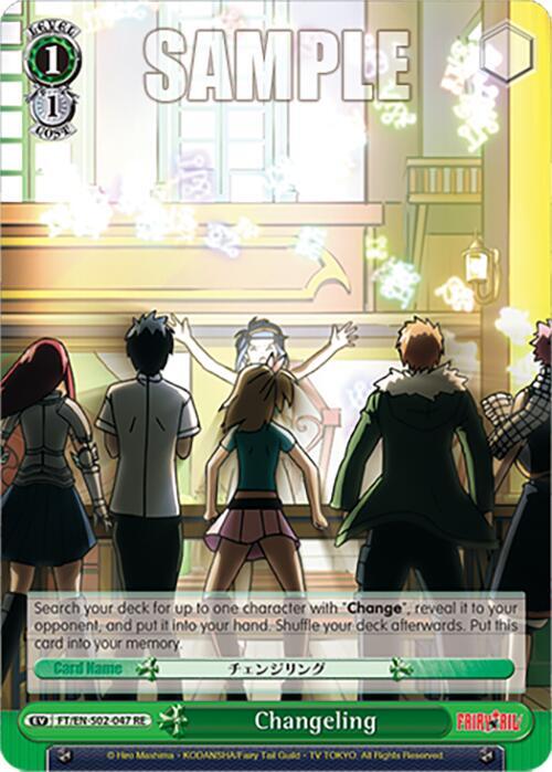 Changeling, Fairy Tail Chronicle Set FT/EN-S02-047 C RE