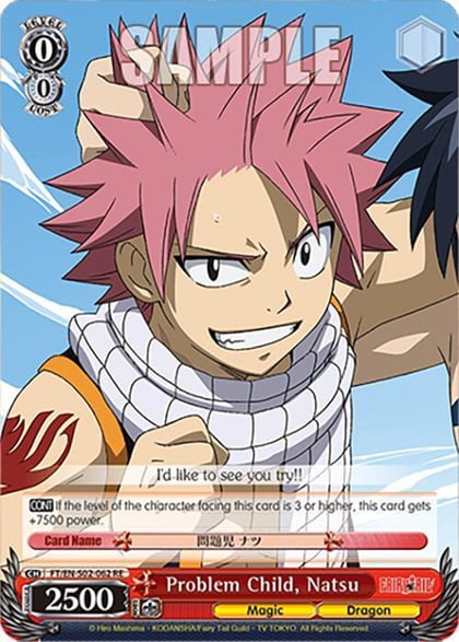 Problem Child, Natsu, Fairy Tail Chronicle Set FT/EN-S02-062 C RE