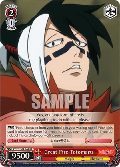 Great Fire Totomaru, Fairy Tail Chronicle Set FT/EN-S02-064 C RE