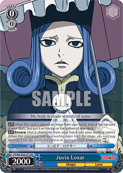 Juvia Loxar, Fairy Tail Chronicle Set FT/EN-S02-071 R RE