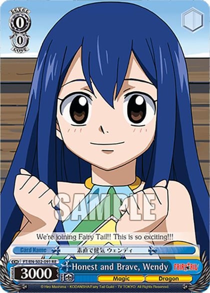 Honest and Brave, Wendy, Fairy Tail Chronicle Set FT/EN-S02-091 C RE