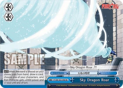 Sky Dragon Roar, Fairy Tail Chronicle Set FT/EN-S02-098 CR RE