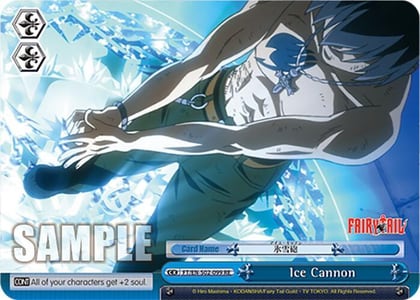 Ice Cannon, Fairy Tail Chronicle Set FT/EN-S02-099 CC RE