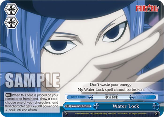 Water Lock, Fairy Tail Chronicle Set FT/EN-S02-100 CC RE
