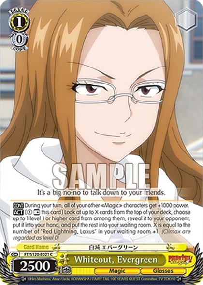 Whiteout, Evergreen, FAIRY TAIL 100 YEARS QUEST FT/S120-E021 C
