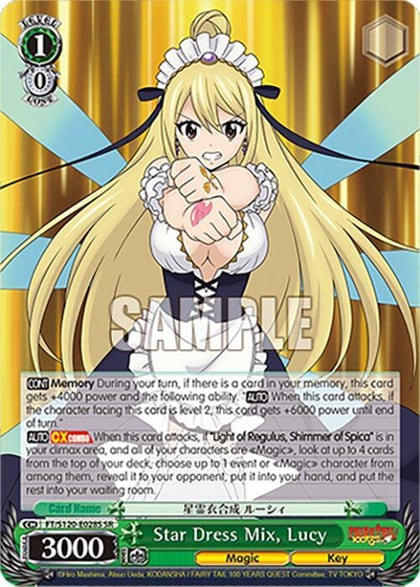Star Dress Mix, Lucy (SR), FAIRY TAIL 100 YEARS QUEST FT/S120-E028S SR