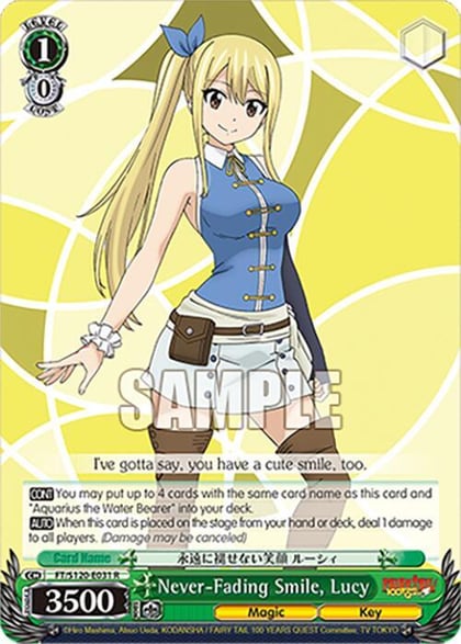Never-Fading Smile, Lucy, FAIRY TAIL 100 YEARS QUEST FT/S120-E031 R