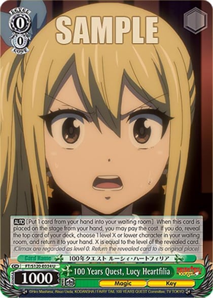 100 Years Quest, Lucy Heartfilia, FAIRY TAIL 100 YEARS QUEST FT/S120-E034 U