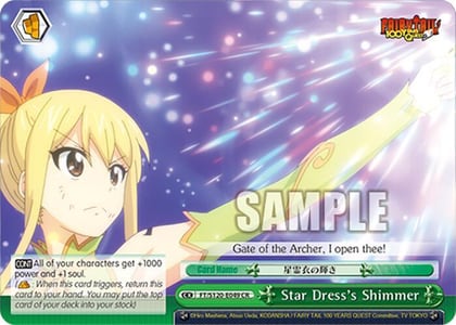 Star Dress's Shimmer, FAIRY TAIL 100 YEARS QUEST FT/S120-E049 CR