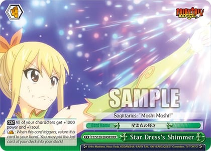 Star Dress's Shimmer (RRR), FAIRY TAIL 100 YEARS QUEST FT/S120-E049R RRR
