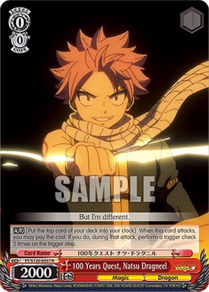 100 Years Quest, Natsu Dragneel, FAIRY TAIL 100 YEARS QUEST FT/S120-E057 R