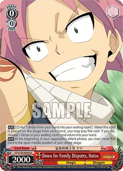 Down for Family Disputes, Natsu, FAIRY TAIL 100 YEARS QUEST FT/S120-E062 U