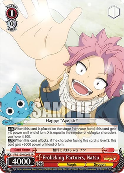 Frolicking Partners, Natsu (SR), FAIRY TAIL 100 YEARS QUEST FT/S120-E066S SR