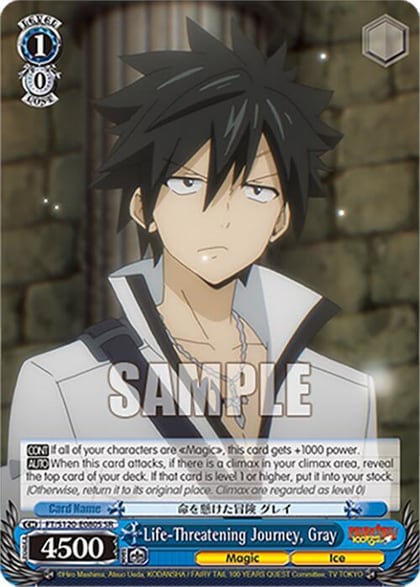 Life-Threatening Journey, Gray (SR), FAIRY TAIL 100 YEARS QUEST FT/S120-E080S SR