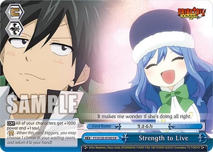 Strength to Live, FAIRY TAIL 100 YEARS QUEST FT/S120-E100 CR