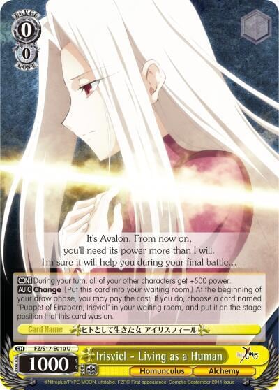 Irisviel - Living as a Human, Fate/Zero FZ/S17-E010 U