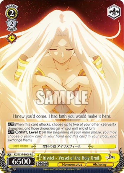 Irisviel - Vessel of the Holy Grail, Fate/Zero Chronicle Set FZ/SC17-E008 RE