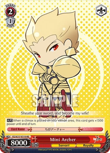 Mini Archer, Fate/Zero Chronicle Set FZ/SC17-E110 RE
