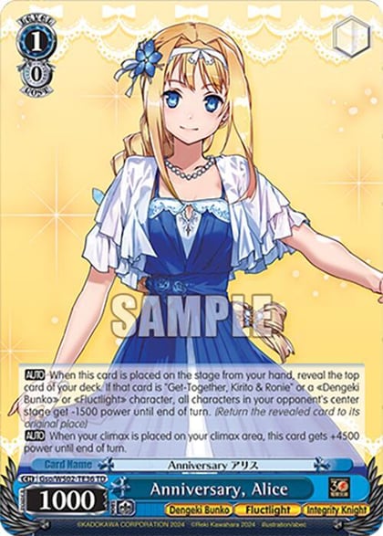 Anniversary, Alice, Dengeki Bunko Gso/WS02-TE36 TD