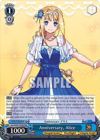 Anniversary, Alice (RRR), Dengeki Bunko Gso/WS02-TE36R RRR