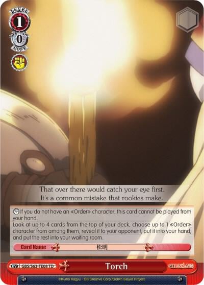 Torch, Goblin Slayer GBS/S63-TE08 TD